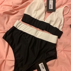 Two piece high waisted bikini